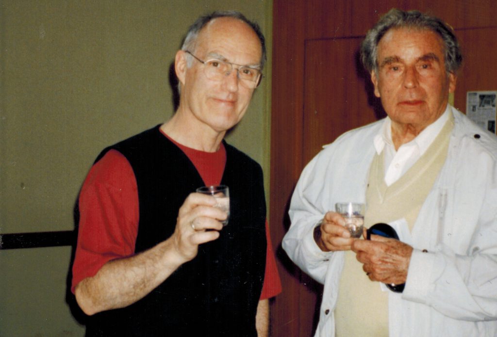 Hans-Peter Klose (l.) und Adolf Grieser am 24. April 1996