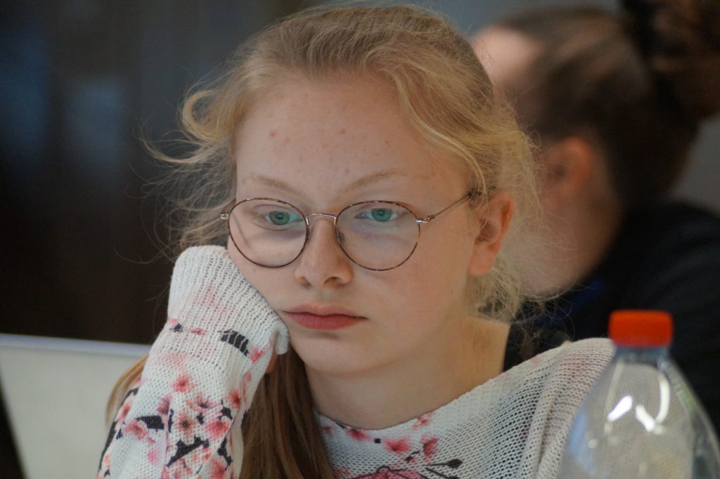 Antonia Ziegenfuß bei der Online-Jugendeuropameisterschaft 2020