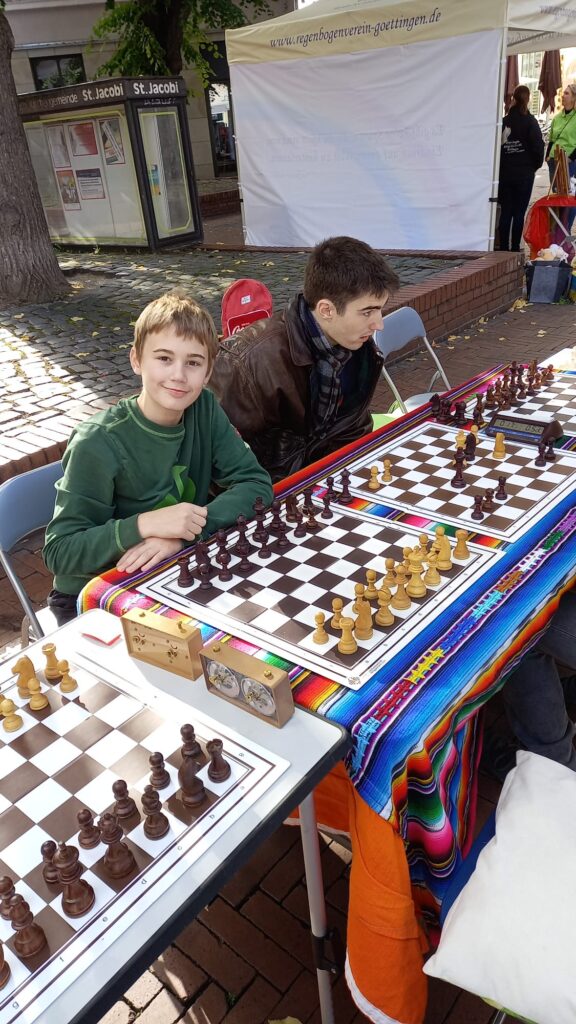 Eine Tradition: der ESV Göttingen bringt Schach erneut auf´s 28. Gänsellieselfest 2