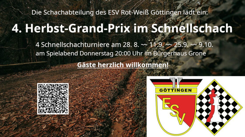 4. Herbst-Grand-Prix im Schnellschach 1